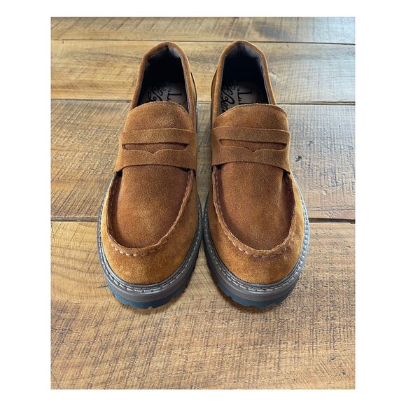 NEW Womens LL Bean Camden Hills Penny Loafers Suede Syrup Chestnut Brown‎ 10 - Picture 1 of 11